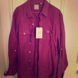 Baird McNutt Linen Murano Slim Fit Men’s Shirt 👕